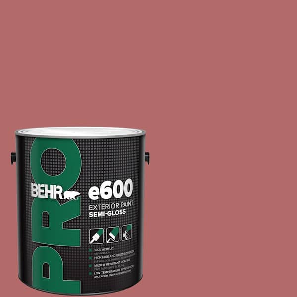 BEHR PRO 1 gal. #PMD-12 Desert Rose Semi-Gloss Exterior Paint