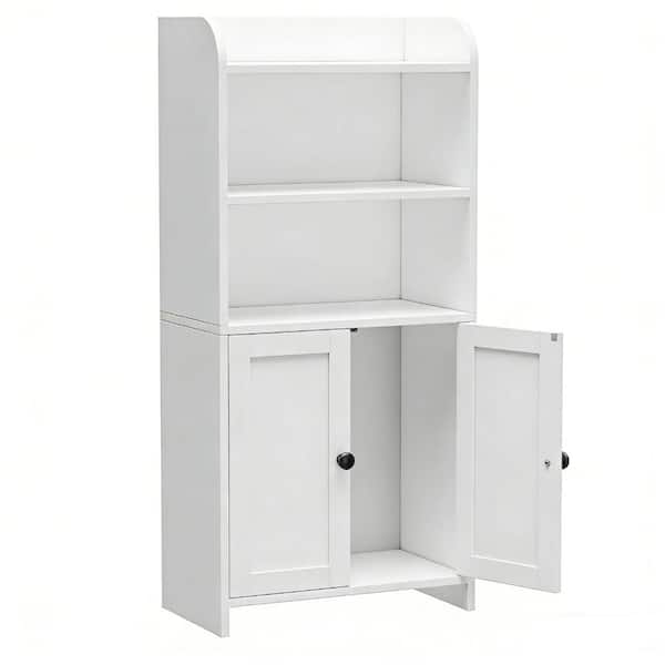 14.6 in. W x 31 in. H Rectangular White Surface Mount Medicine Cabinet without Mirror