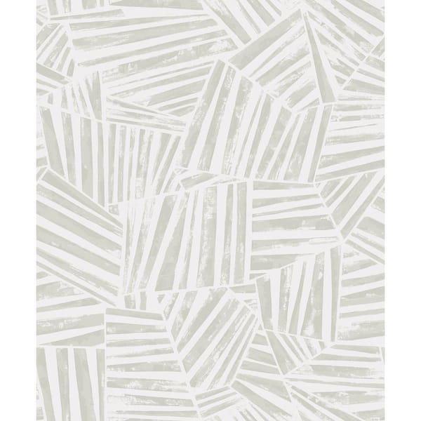 Seabrook Designs Icicle Alpi Abstract Unpasted Paper Nonwoven Wallpaper Roll 57.5 sq. ft.