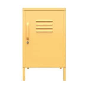 Cache 27.14 Yellow Metal Locker End Table