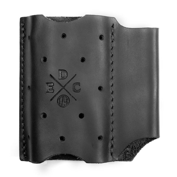1791 EVERYDAY CARRY 3.7 in. Standard Small and Medium Black Full-Grain Leather Tool Organizer