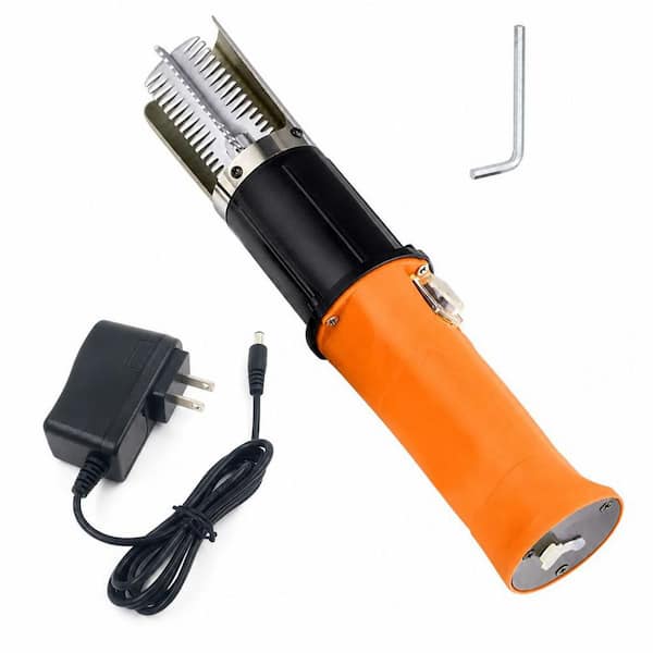 Silver Cordless Electric Fish Scaler - 12V Rechargeable Battery Fish Scale Scraper Remover