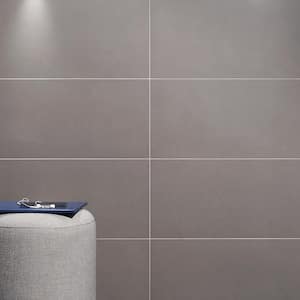 Technique Gray 12 in. x 24 in. Matte Porcelain Floor and Wall Tile (9.68 sq. ft./Case)