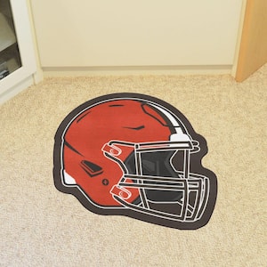 Cleveland Browns Brown 3 ft. x 2 ft. Mascot Helmet Area Rug