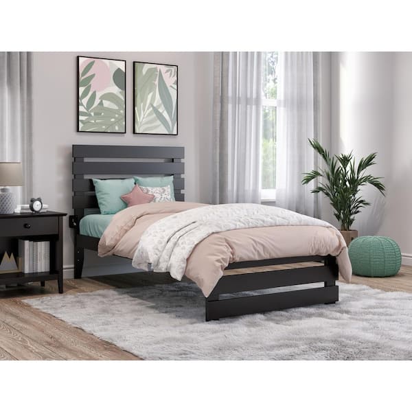 AFI Oxford Twin Bed with Footboard in Espresso