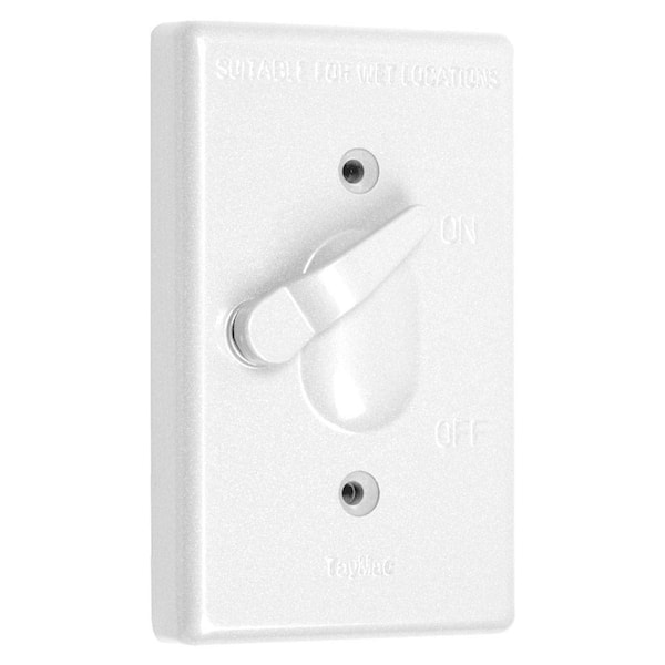 TAYMAC 1-Gang Weatherproof Toggle Switch Cover