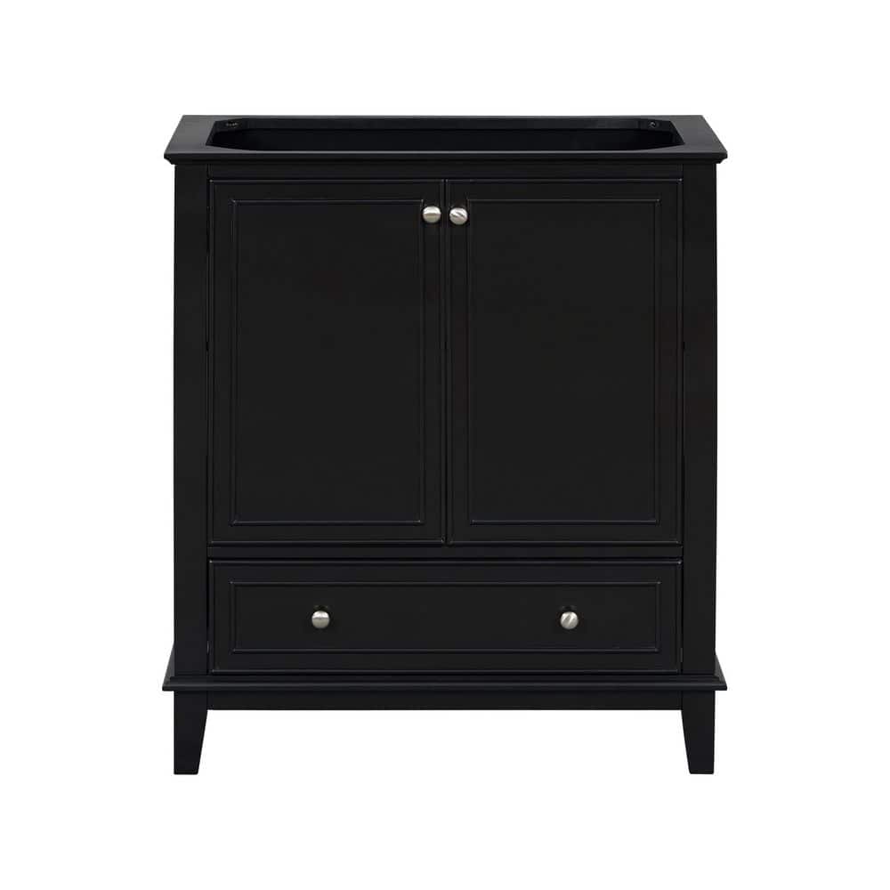 29.5 in. Bath Vanity Cabinet without Top in Black Unassembled price history on PriceWatchPro
