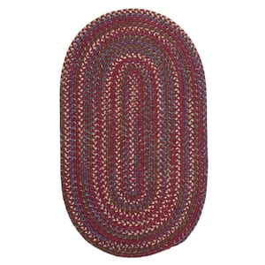 Worley Burgundy 2 ft. x 3 ft. Indoor/Outdoor Area Rug