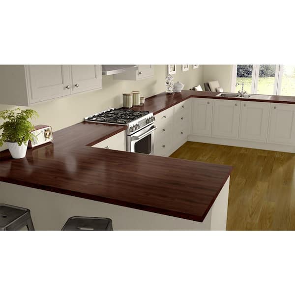 5 ft. x 10 ft. Laminate Sheet in Windsor Mahogany with Premium FineGrain Finish