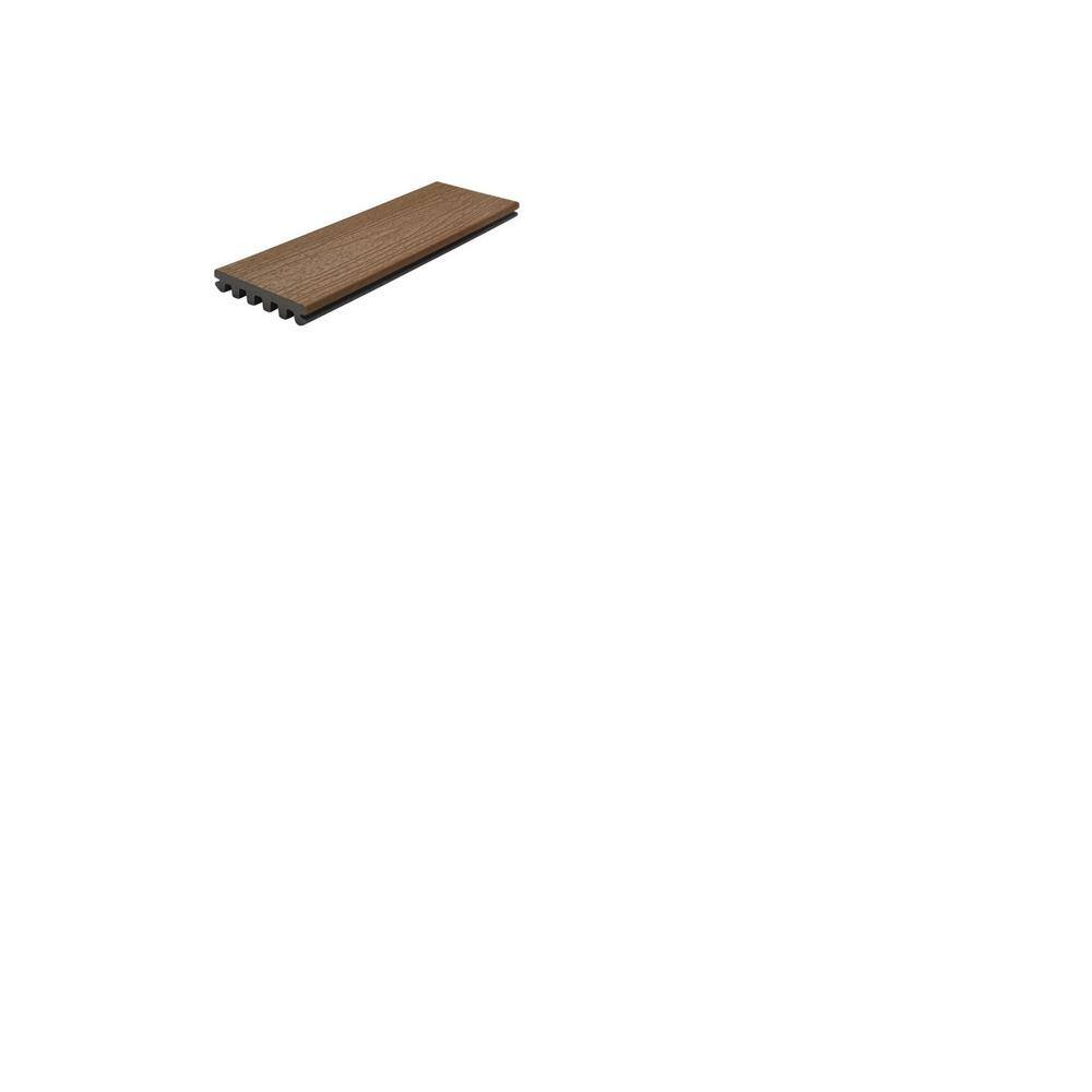 Trex 1 in. x 6 ft. to 16 ft. Enhance Basics Saddle Grooved Edge Composite Deck Board