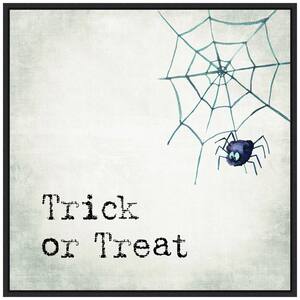Spider Web w/ Skeletons Door/Window Hanger Black 38in X 36 in Halloween DOD 