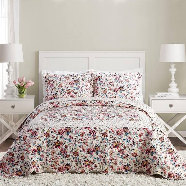 rose pink bedspread