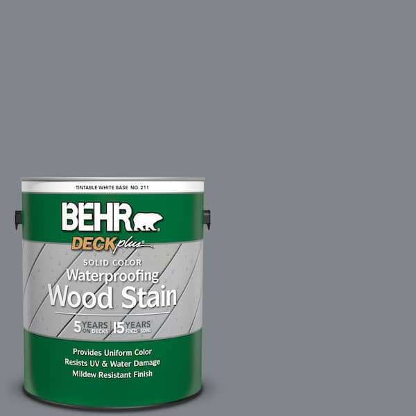 BEHR DECKplus 1 gal. N5005 Gray color Solid