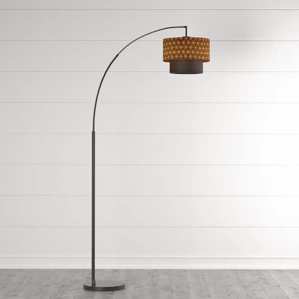 Adesso Gala 71 in. Black Arc Lamp 3029-01 - The Home Depot