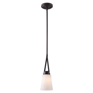 IPL177B01ORB Canarm Rowan 1 Light Rod Pendant in Oil Rubbed Bronze 