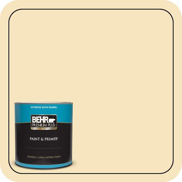 BEHR PREMIUM PLUS 1 qt. #ECC-22-1 Summer Solstice Satin Enamel Exterior Paint & Primer