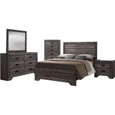 Gray Bedroom Sets Furniture, King Size Bed Full Set
