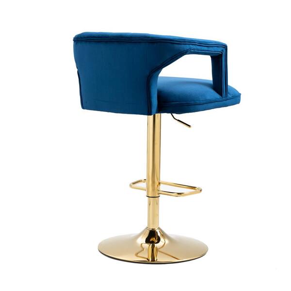 navy metal bar stools