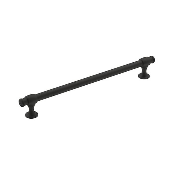 Amerock Winsome 8-13/16 in. (224mm) Traditional Matte Black Bar Cabinet Pull