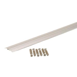 Satin Brass Fluted 72 in. Carpet Gripper with Teeth 18541 - The
