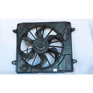 Dual Radiator and Condenser Fan Assembly 2007-2011 Jeep Wrangler