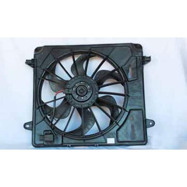 TYC Dual Radiator and Condenser Fan Assembly 2007-2011 Jeep Wrangler 621680  - The Home Depot