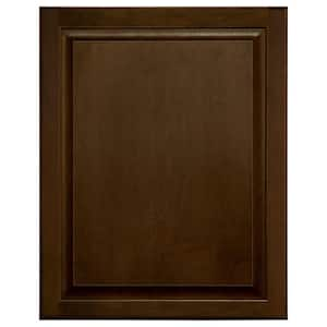 Hampton 22 in. W x 27.75 in. H Base Cabinet Decorative End Panel in Cognac