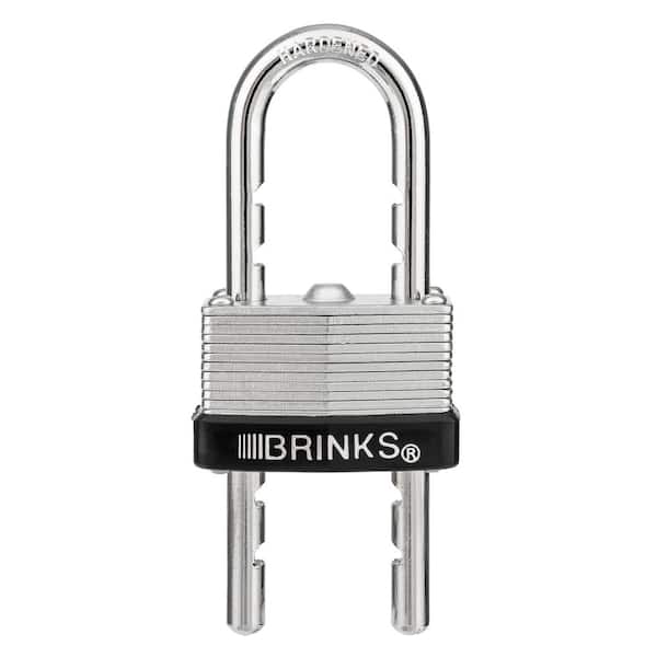 Brinks 1-9/16 in. (40 mm) Laminated Steel Warded Lock with Adjustable Shackle