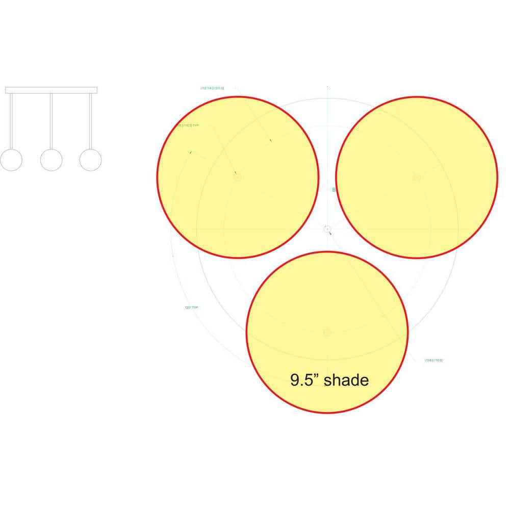 Matte Black Round LED Pendant Canopy Kit
