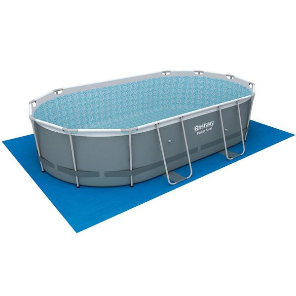 Bestway Power Steel 16 Ft X 10, 10 Ft Above Ground Pool With Filter Pump For 24