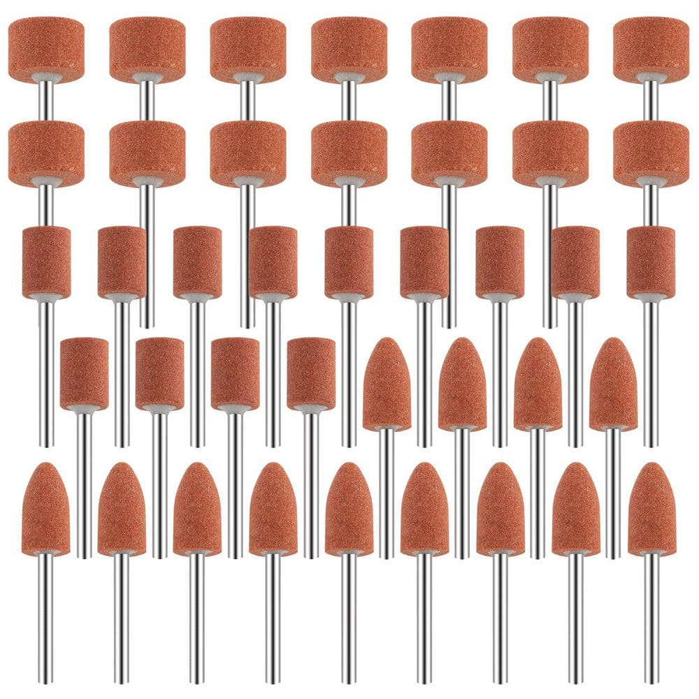 Rotary Tool Sanding Bits 1/8 Inch Shank Aluminum Oxide Grinding Stones for Metal Rust Removal Sharpening 42pcs price history on PriceWatchPro