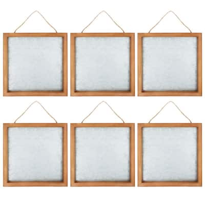 ArtSkills 8 in. x 8 in. Project Craft Blank Unfinished Wood Craft Pallet  for Plaque or Sign (6-Pack) PA-7803 - The Home Depot