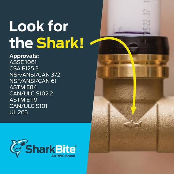 SharkBite 2 in. Push-to-Connect Brass 90-Degree Elbow Fitting