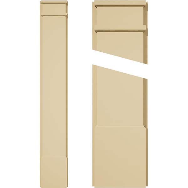 Ekena Millwork 2 in. D x 9 in. W x 60 in. L Primed Polyurethane Pilaster 1- Pack