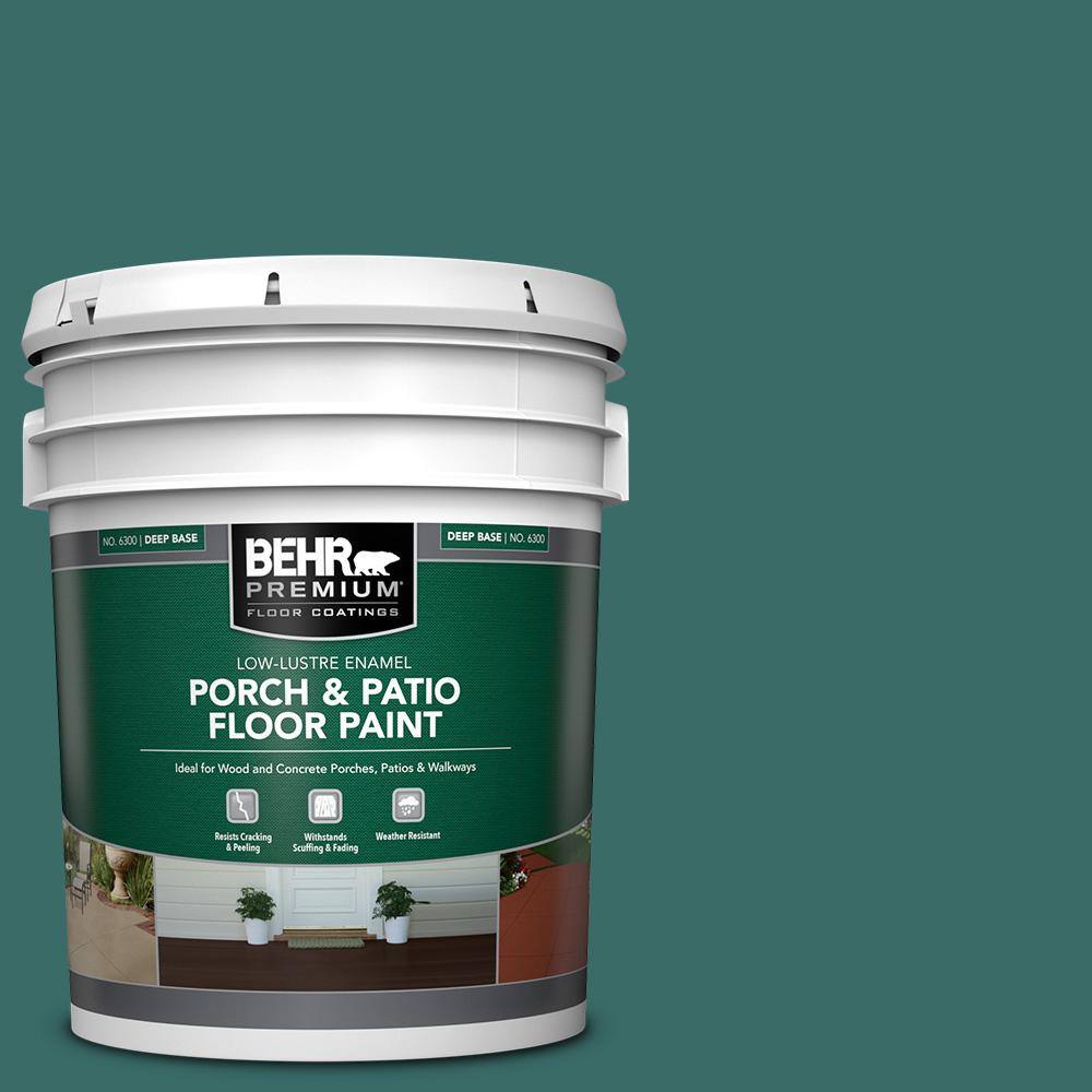 5 gal. #M450-7 Beta Fish Low-Lustre Enamel Interior/Exterior Porch and Patio Floor Paint price history on PriceWatchPro