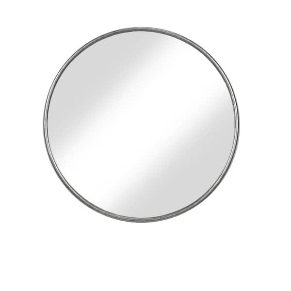 Martin Svensson Home Medium Round Pewter Hooks Contemporary Mirror 30 In H X 36 W 120262 The Depot - Home Depot Round Mirror 36 Inch Martin Svensson Home Medium Round Pewter Hooks Contemporary Mirror 30 In H X 36 W 120262 The Depot - Home Depot Round Mirror 36 Inch