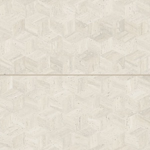 Bedrosians Sensi Roma 24 in. x 48 in. Satin Porcelain Wave Deco in ...