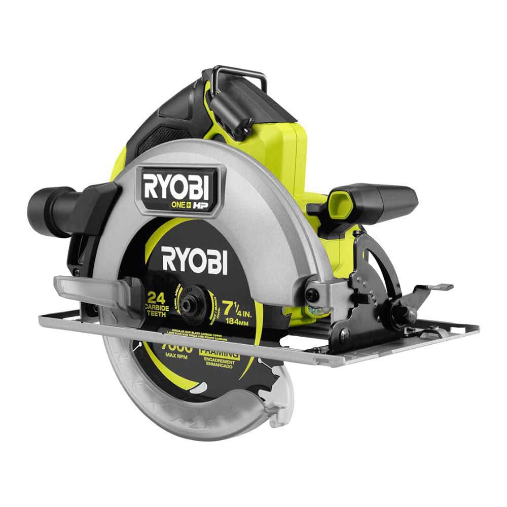 RYOBI ONE+ HP 18V Brushless Cordless 7-1/4 in. Circular Saw (Tool Only) PBLCS302B