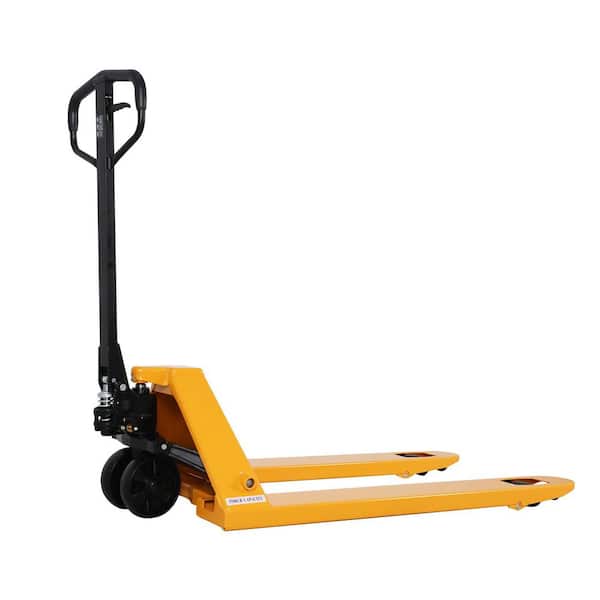 Manual Pallet Truck with Nylon Wheels 5,500 lbs. 48 x 27 in. Fork Industrial Pallet Truck