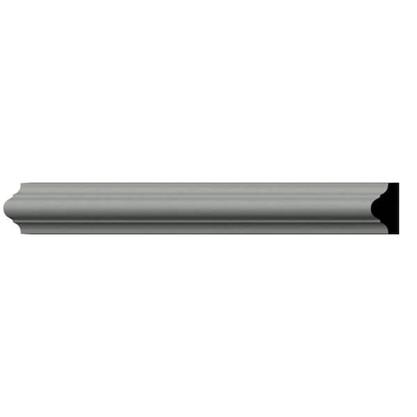 1 in. D x 5.25 in. W x 94.5 in. L Primed Polyurethane Panel Moulding