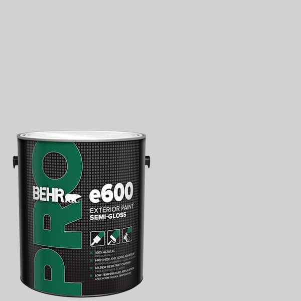 1 gal. #N520-1 White Metal Semi-Gloss Acrylic Exterior Paint