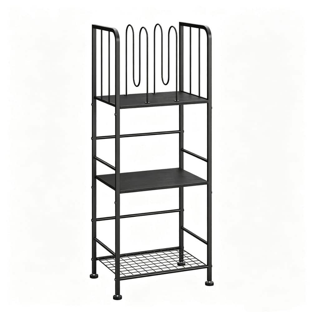 3-Tier M-Shaped Free Standing Towel Rack in Black, Durable Metal Towel Holder for Bathroom, Pool Towel Rack price history on PriceWatchPro