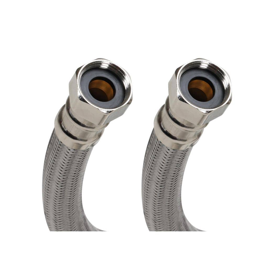 3/4 in. F. I. P. x 3/4 in. F. I. P. x 12 in. L Braided Stainless Steel Water Heater Connector price history on PriceWatchPro