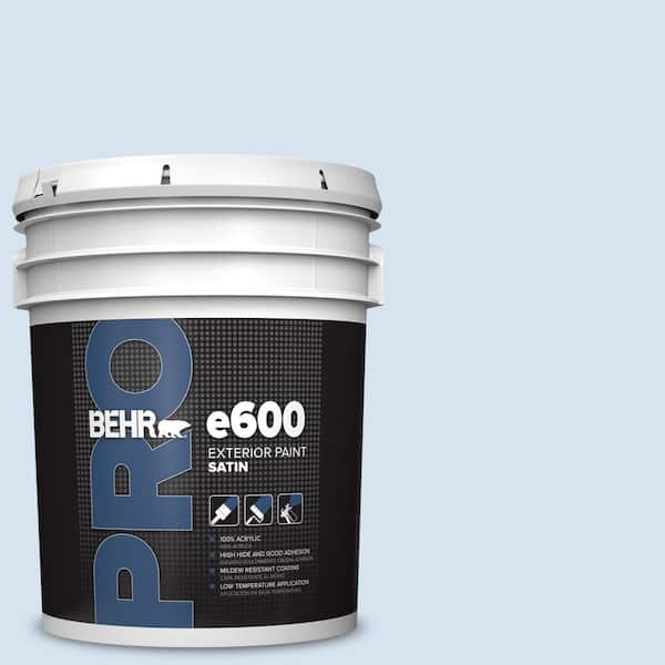 BEHR PRO 5 gal. #PPL-23 Blooming Aster Satin Exterior Paint