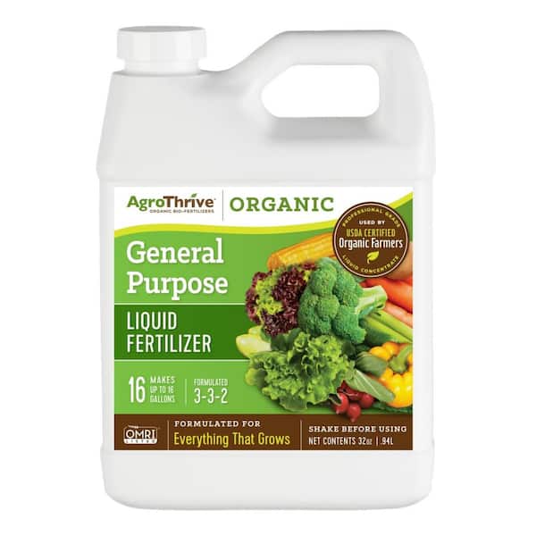 AgroThrive 32 oz. General Purpose Organic Liquid Fertilizer