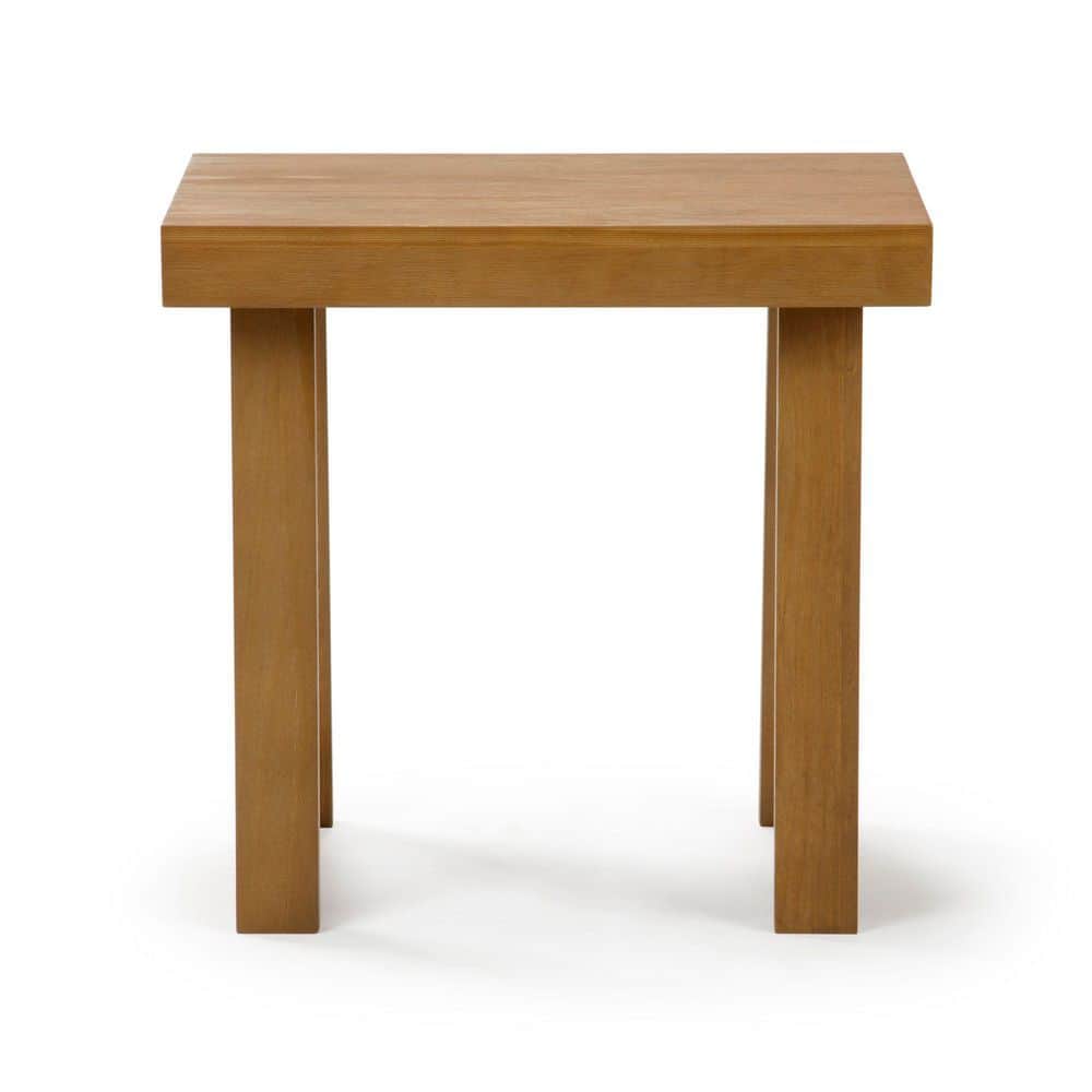 Classic 25 in. Blonde Rectangle Wood End Table - thumbnail 6