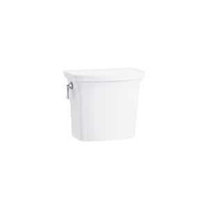 Corbelled 1.28 GPF Gravity Fed Single Flush Toilet Tank Only in Dune