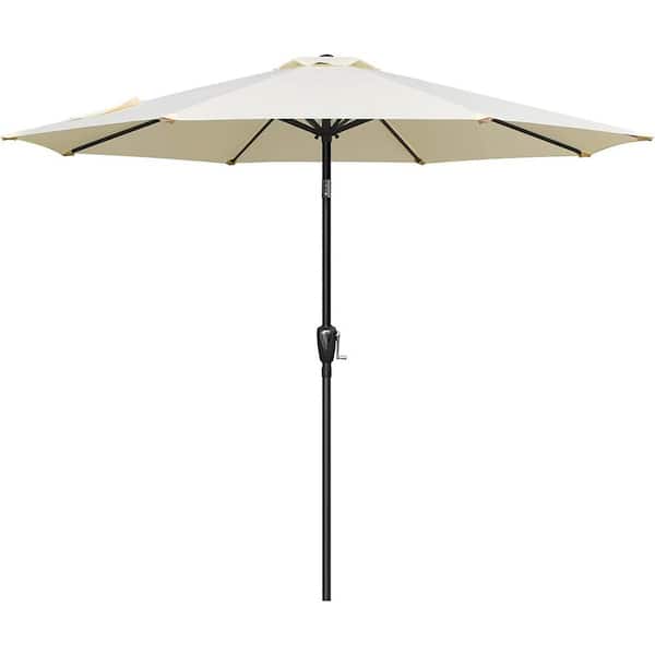 Unbranded 9 ft. Outdoor Market Patio Umbrella in Beige
