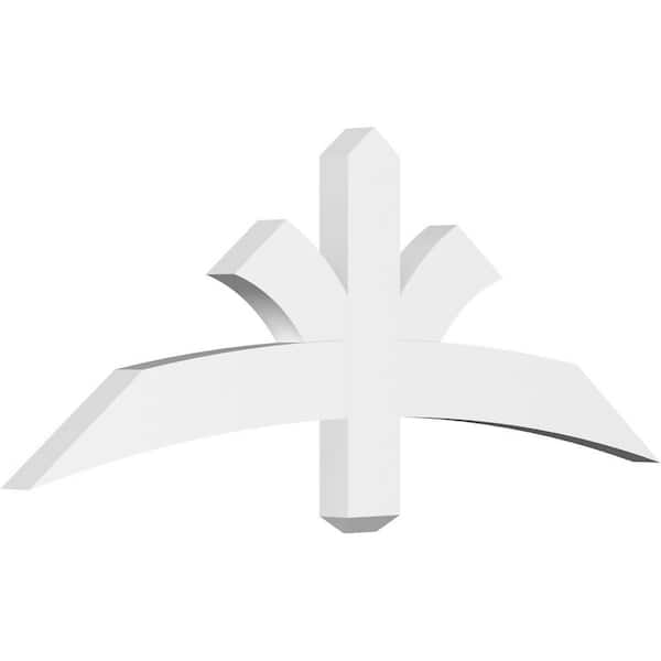 Ekena Millwork Davenport 48 in. W x 18 in. H x 2 in. D Signature Polyurethane Bracket