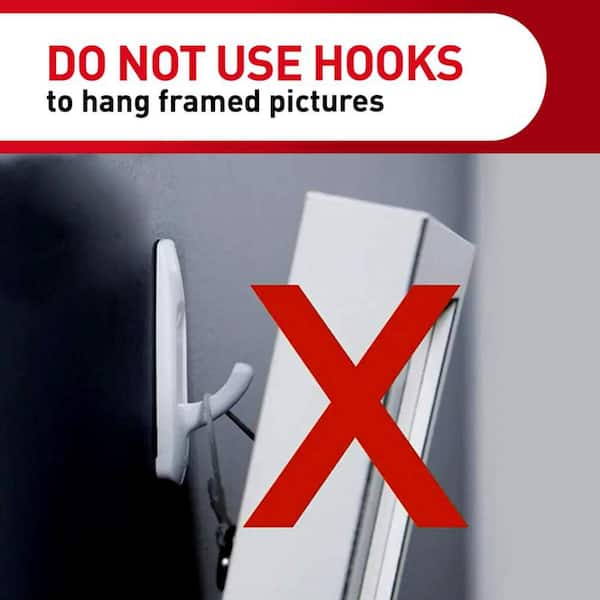 Command Command Large Utility Hooks, White, Damage Free Hanging
